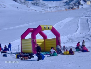 Parco giochi sulla neve